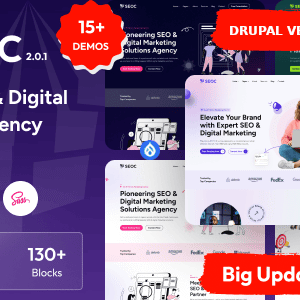 SEOC - SEO & Digital Marketing Agency Drupal Theme
