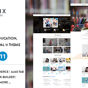 Edmix - Powerful Education, Courses Online Drupal 11 Theme