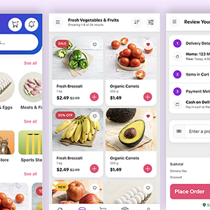 Dailycart - Multipurpose eCommerce Food & Grocery Delivery Mobile Template