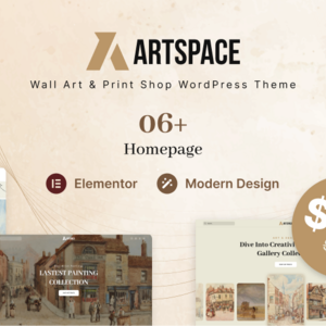 ArtSpace - Wall Design Online & Print Shop WordPress theme