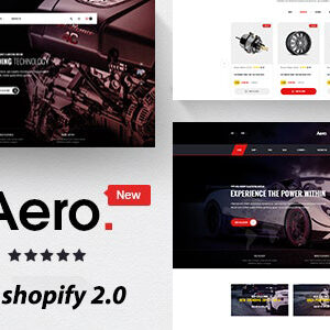 Aero - Auto Parts, Car Accessories Shopify Theme