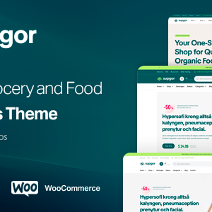 Supgor - Grocery Store and Food WordPress Theme
